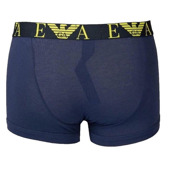 Emporio Armani Mens Small Trunk Boxer Brief Stretch Cotton Logo Band 3 Pack New - Picture 5 of 8
